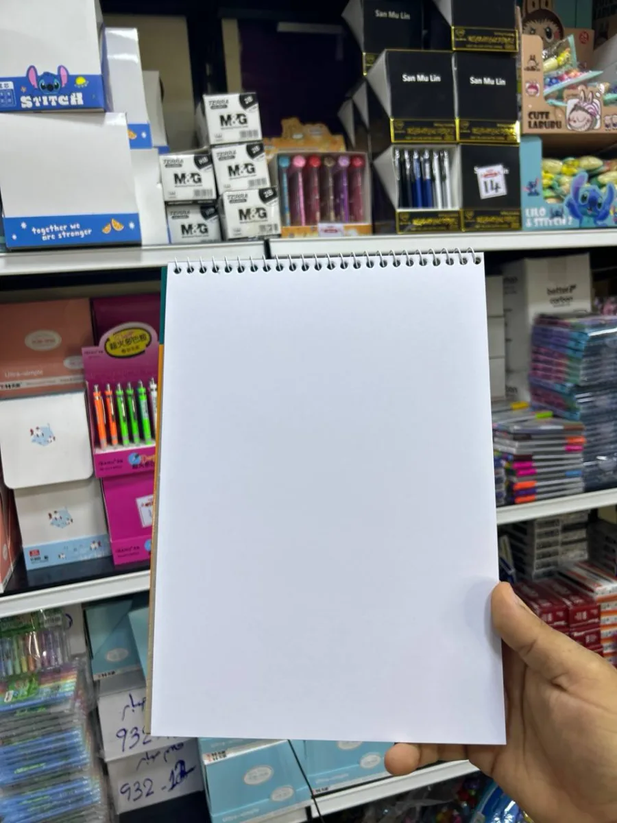 اسكتش رسم ابيض A4 / ديسكفرى ١٢ ورقة / ١٨٠ جرام