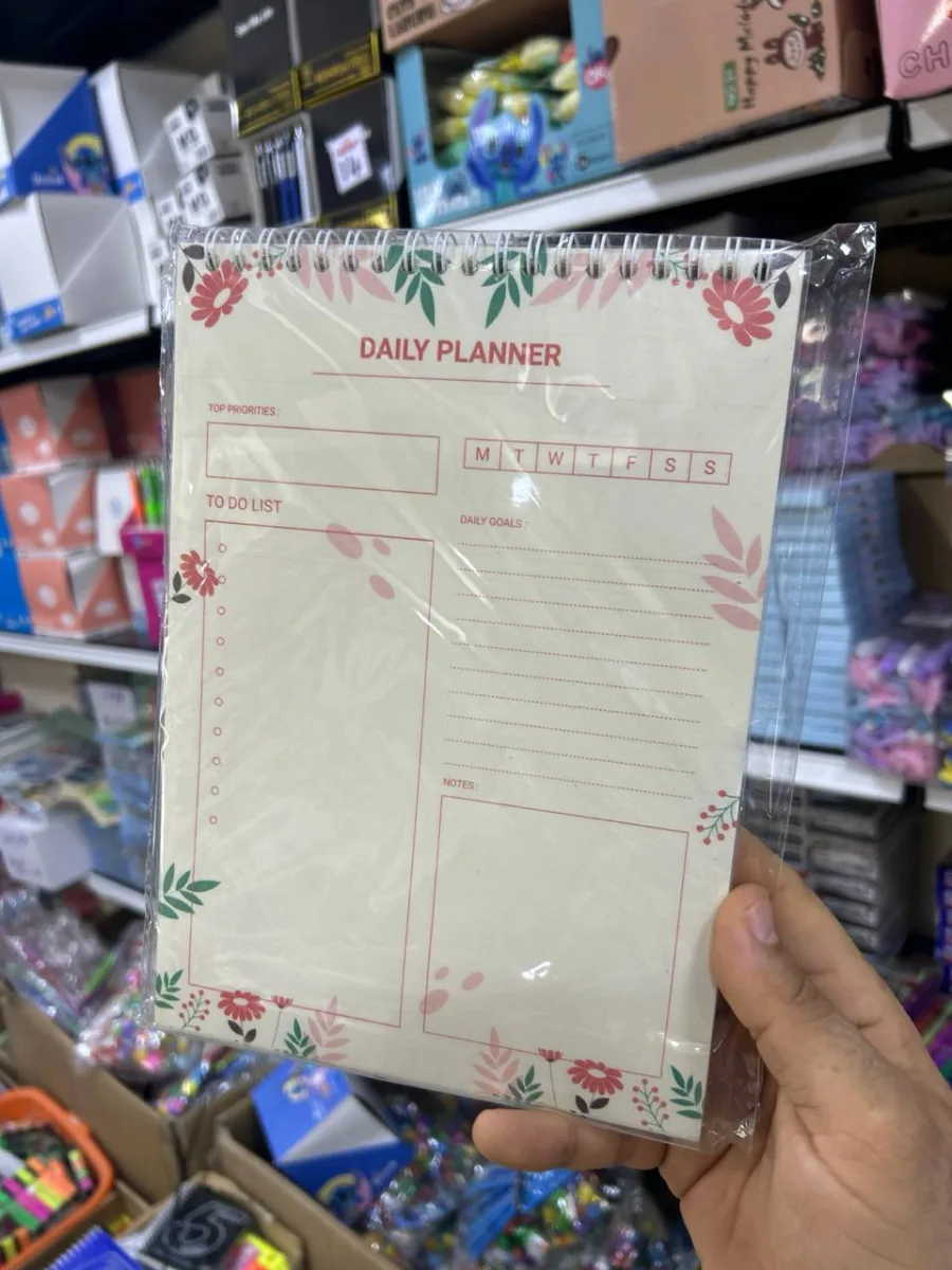 Daily Planner Yassin 1291 - B5 - 50 sheet / 80 gm