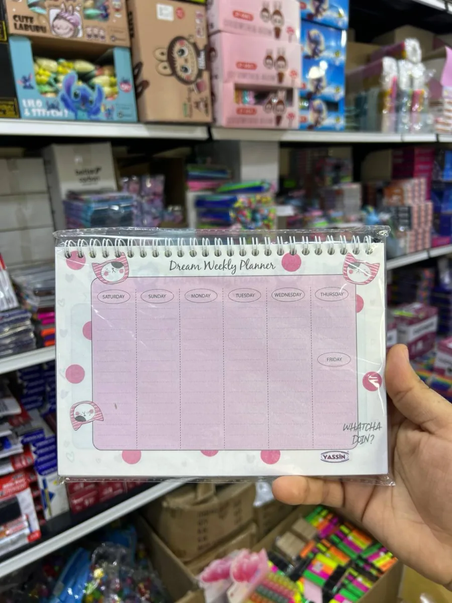 Weekly Planner A4 Yassin 1118