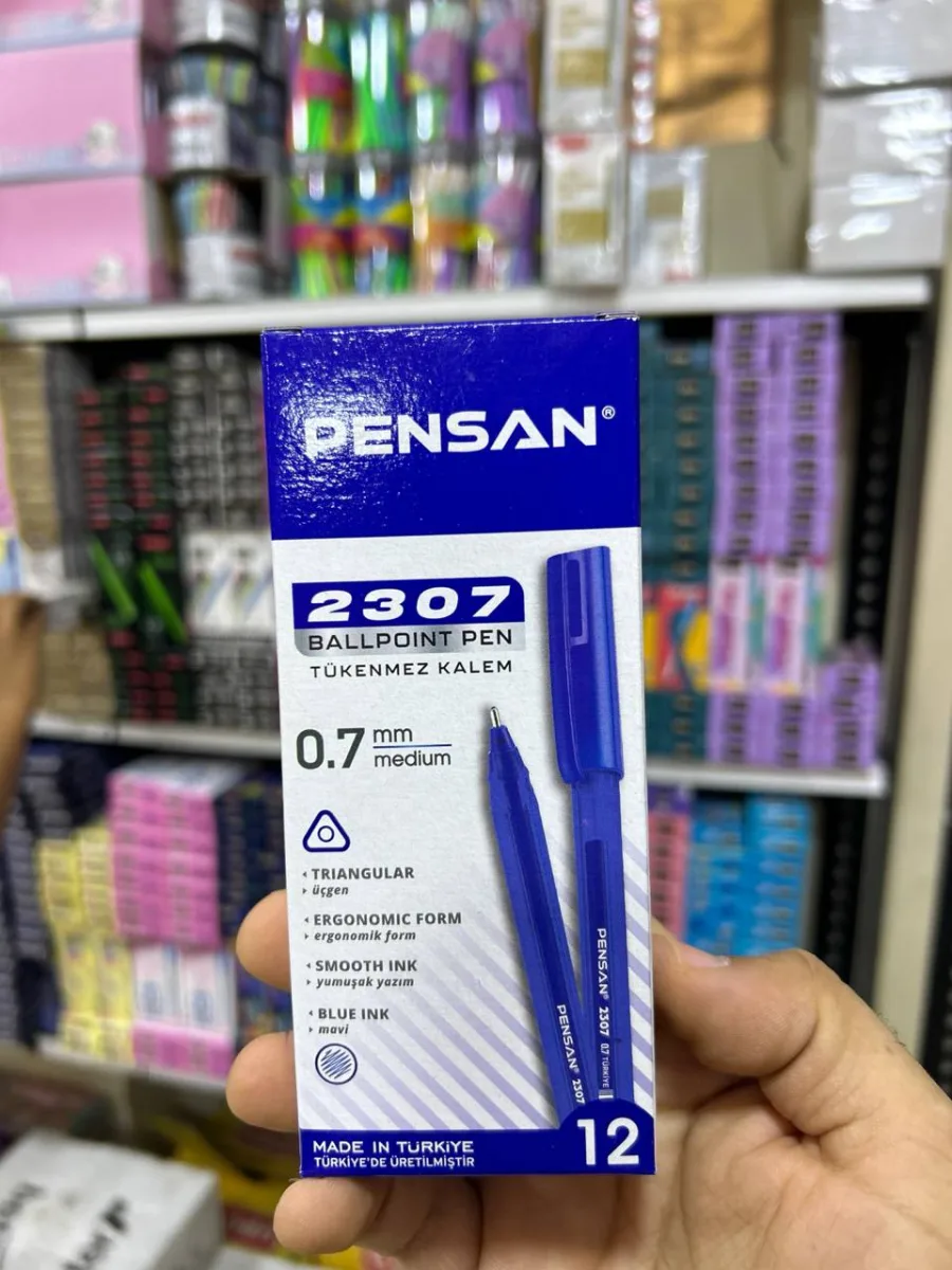 صورة علبة قلم بينسان 2307 سن 0.7 - 12 قلم - ازرق
