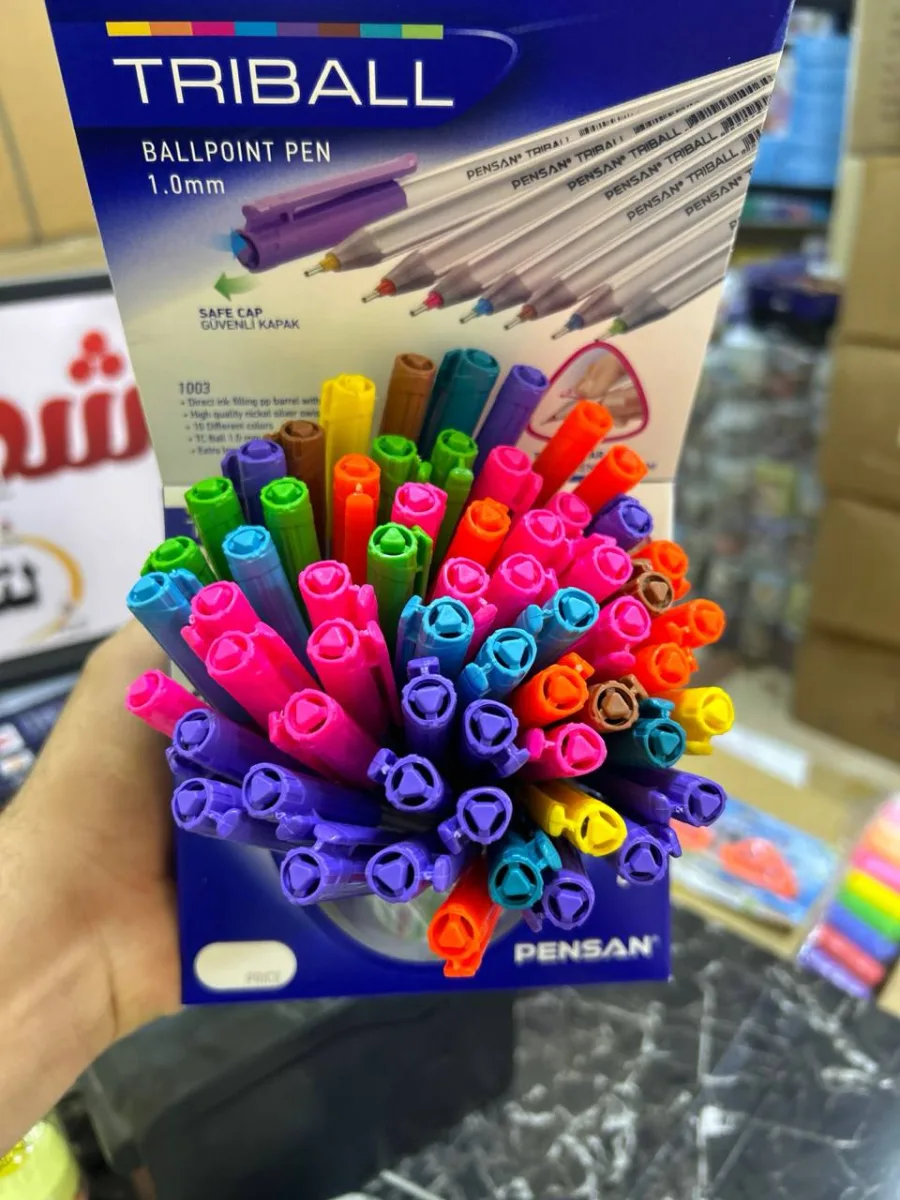 صورة ستاند بينسان 1003 - 60 قلم الوان