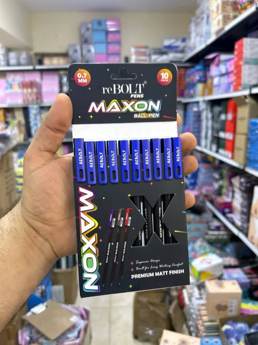صورة 2 — كاف 10 اقلام جاف هندى mmaxon rebot
