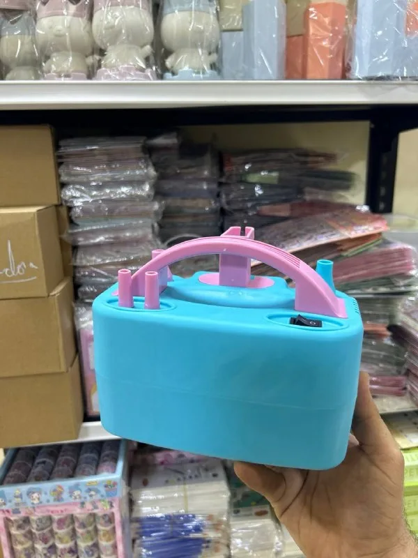 صورة 2 — منفاخ بلالين كهرباء لوكس بماسك بالون