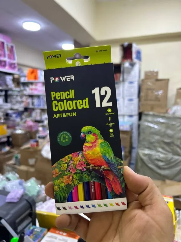 علبة الوان باور نيون 12 طويل