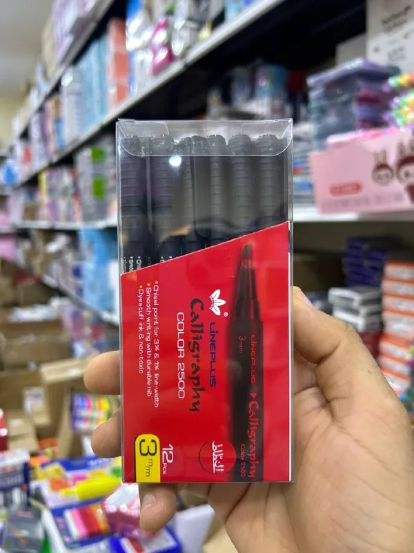 صورة 3 — علبة قلم خط عربى 0.3 / اسود