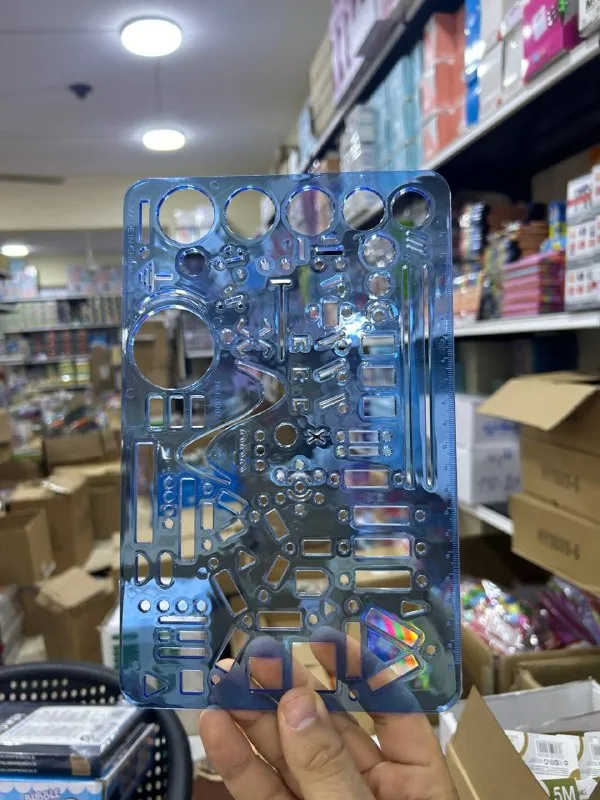 مسطرة / شبلونة كهربائية فسفورى
