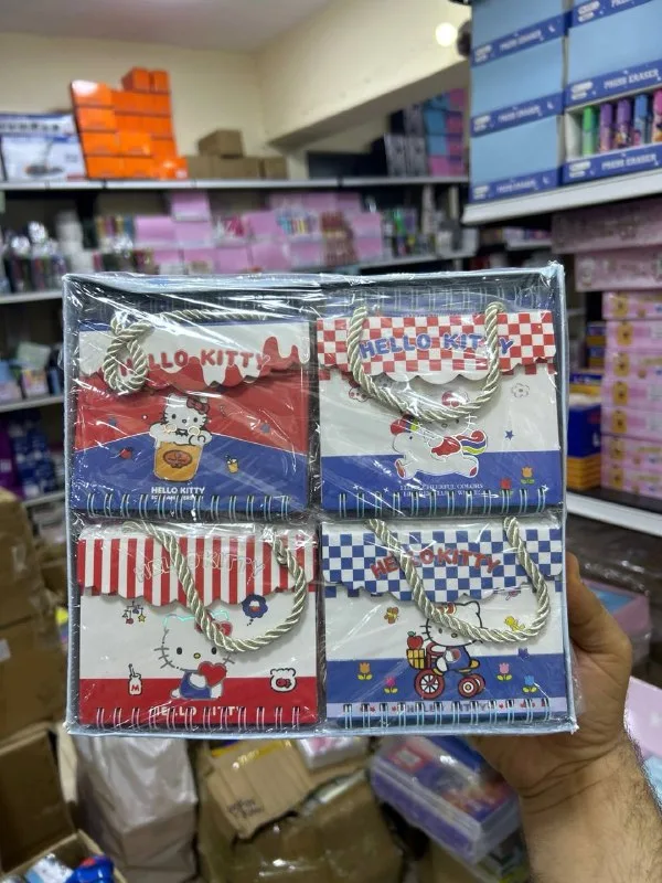 نوتة شكل شنطة ورق مطبوع wz-012