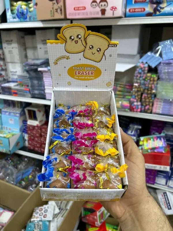 صورة 2 — كيس 4 استكية شكل خبز توست