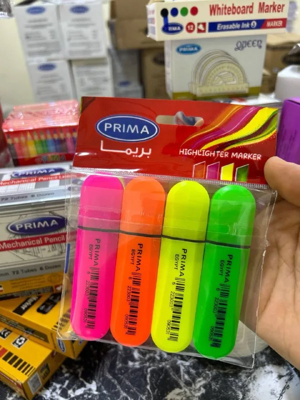 طقم هاى لايتر 4 ق بريما