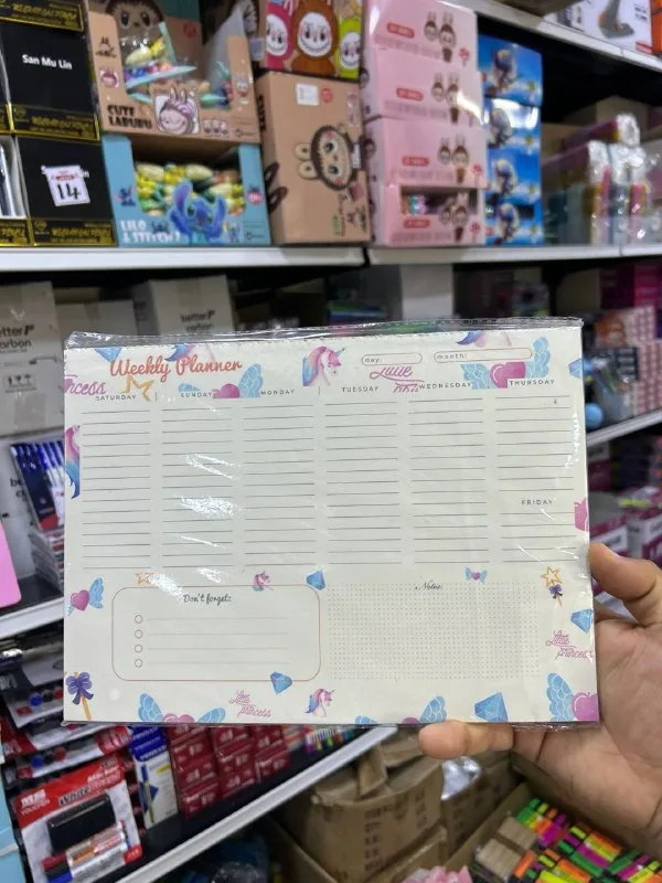 صورة 4 — Weekly Planner A4