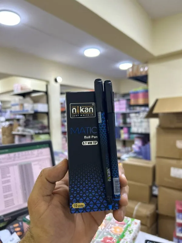 صورة 2 — علبة 10 قلم نيكان ماتيك