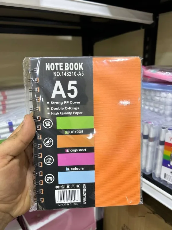 نوتة سلك A5 - غلاف باستيل